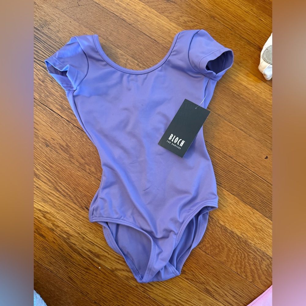 Bloch Lavender Dance Leotard with pretty back size 2-4 (toddler)